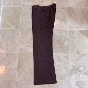 Arden B cranberry check slacks size 4.  EUC